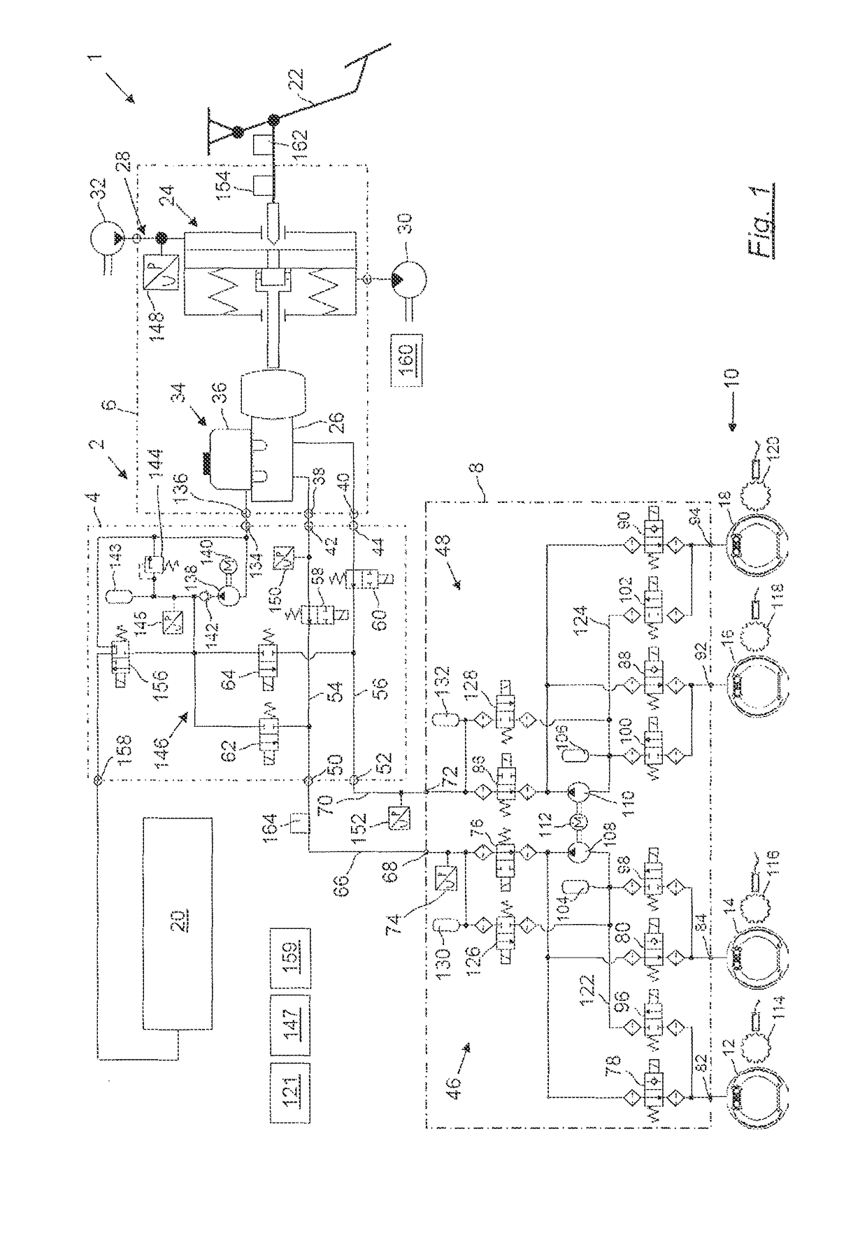 Vehicle braking unit and method