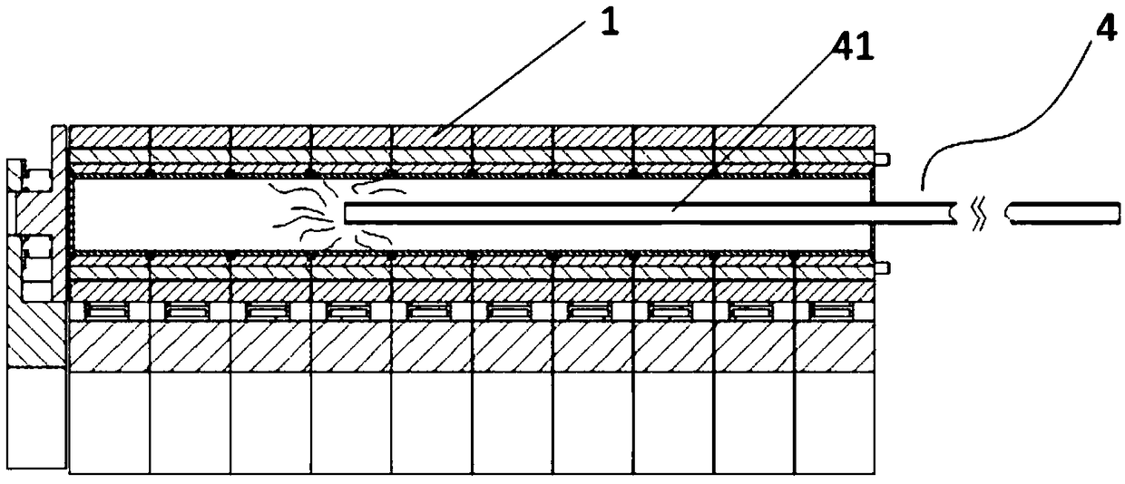 High-energy CT ultra-deep layer well drilling and fracturing integrated engineering test equipment