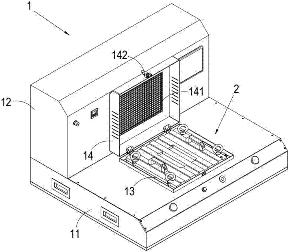 High-pressure water tightness function testing device of irregular element appliance and testing method