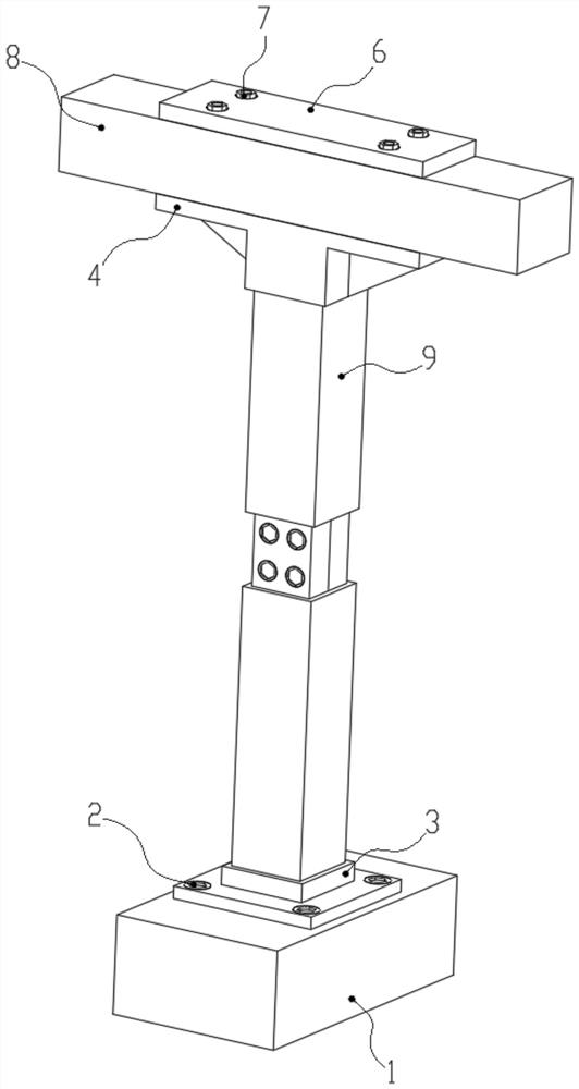 Safe and reusable novel reinforced concrete frame structure and connecting method