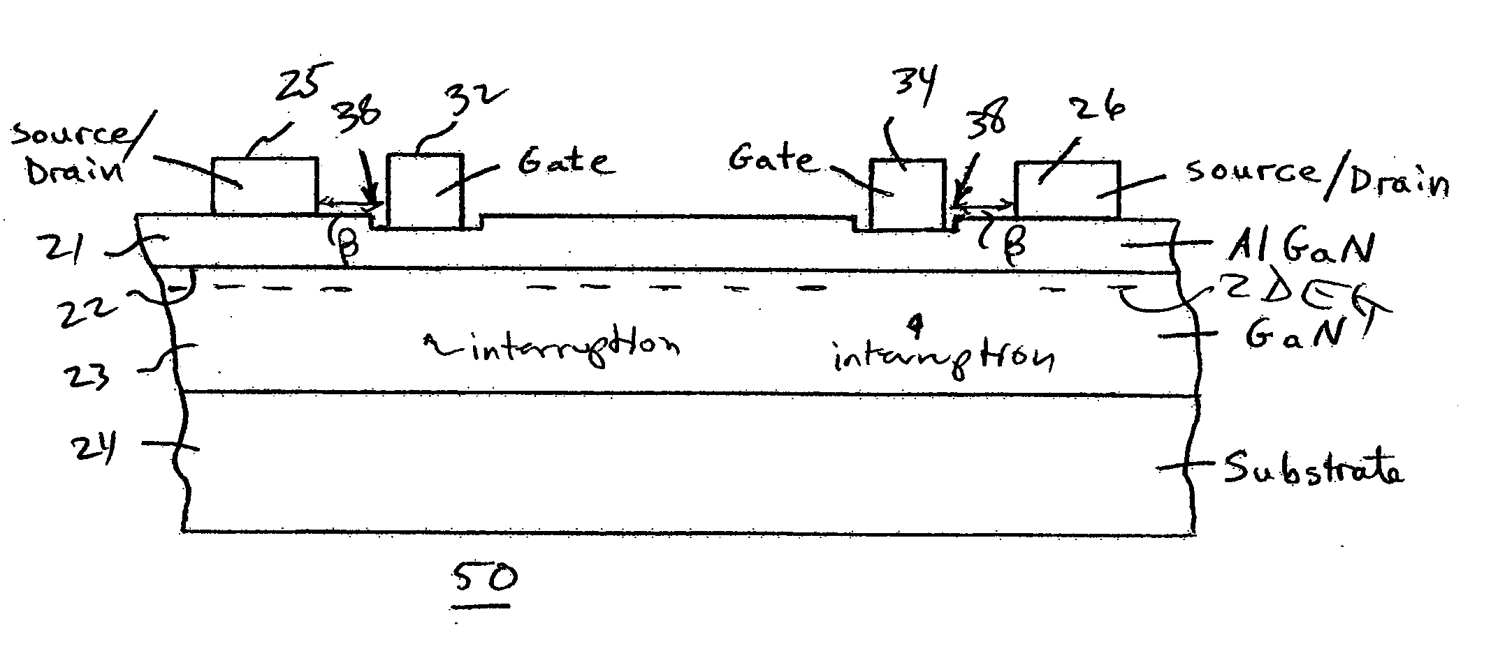 III-Nitride bidirectional switch