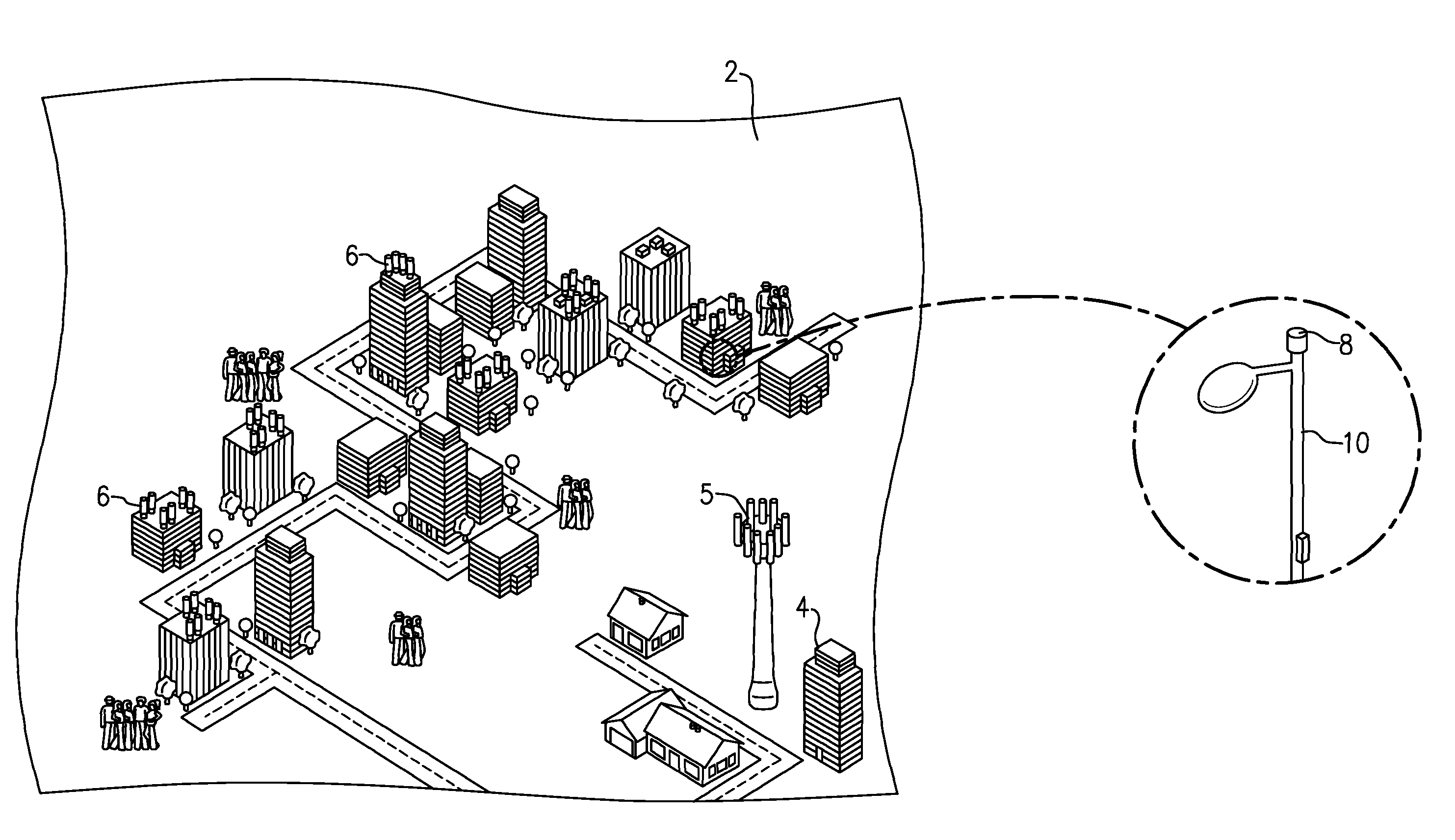 Packet energy transfer powered telecommunications system for macro antenna systems and power distribution system therefor