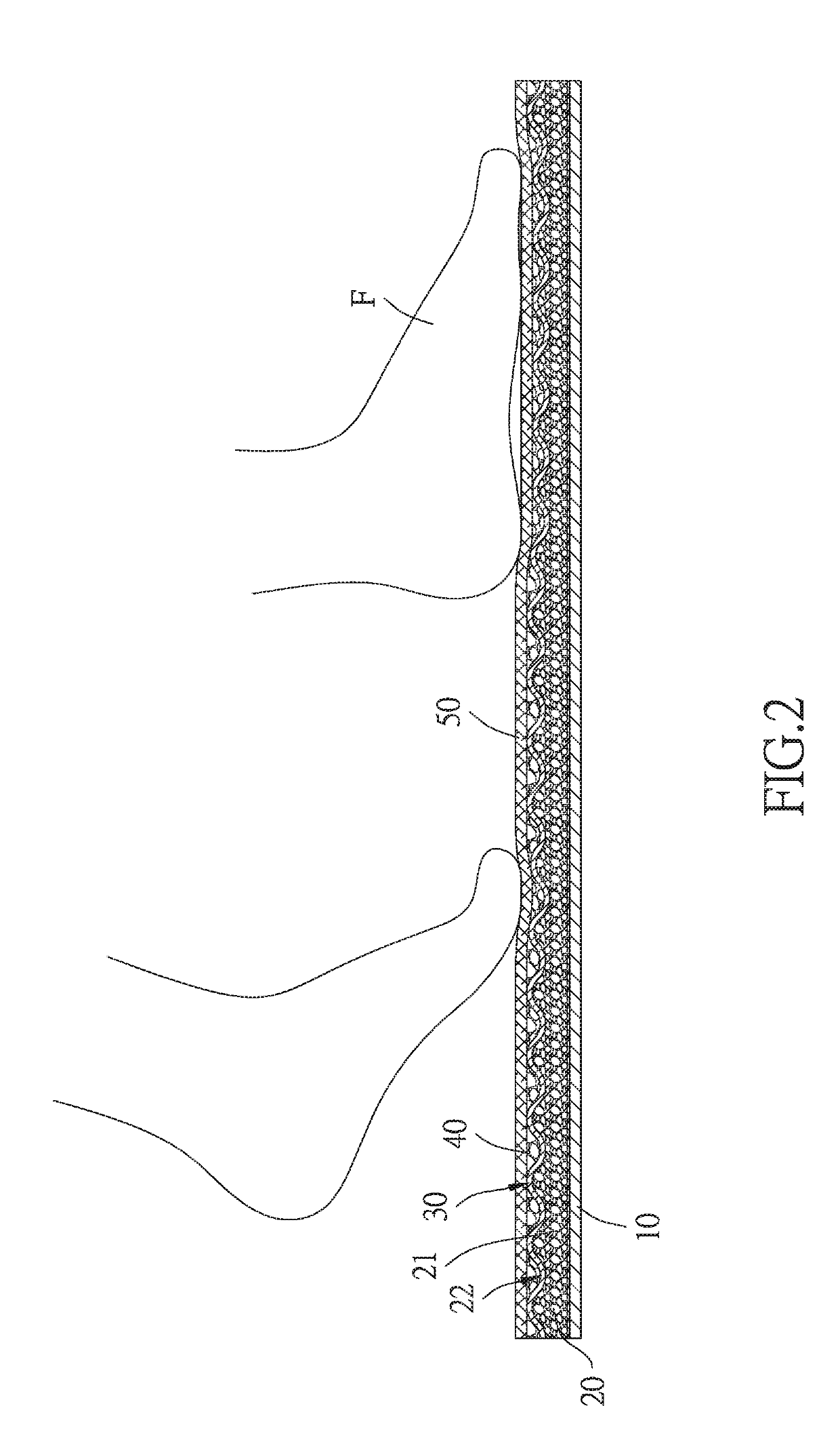 Mat structure and sole structure