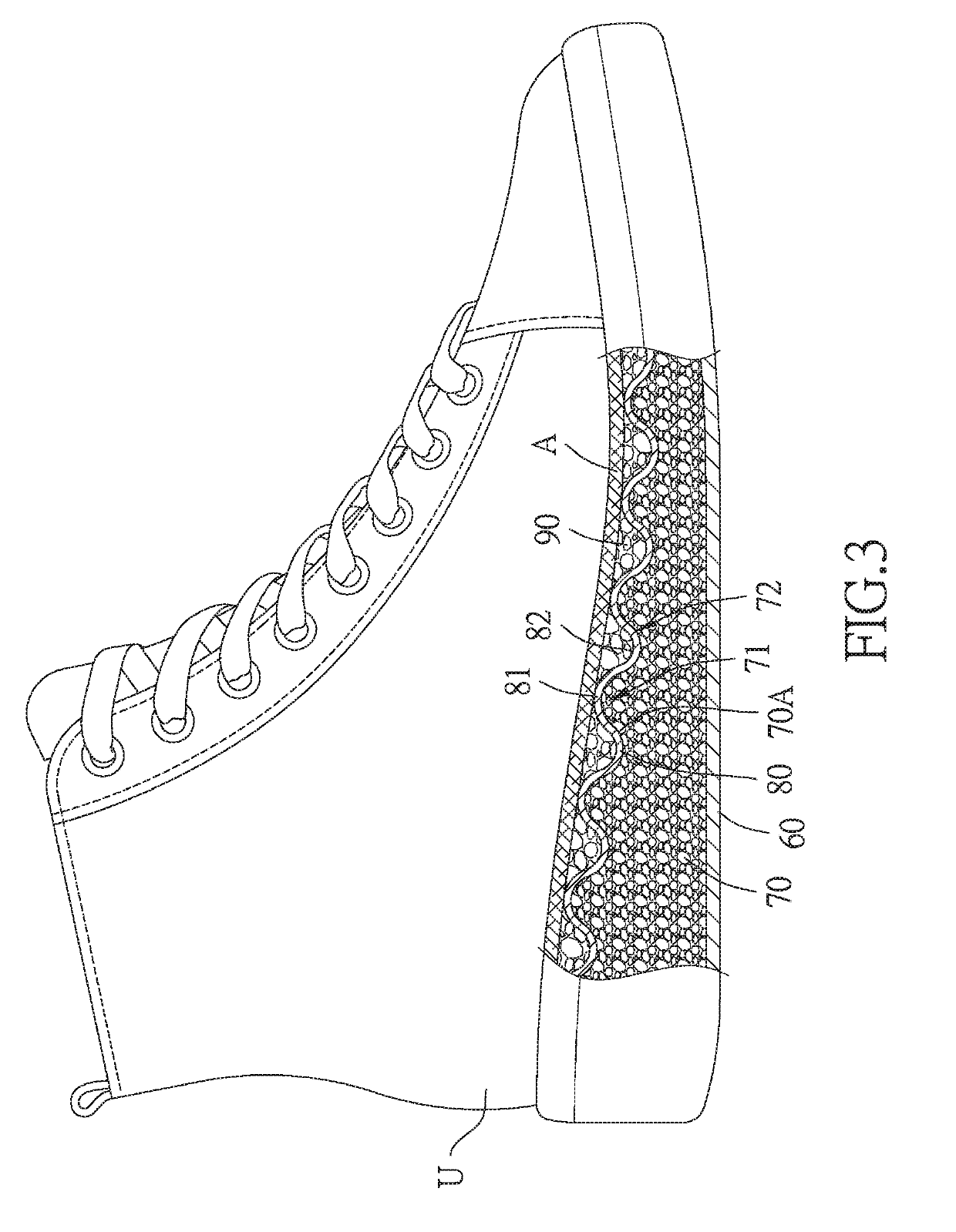 Mat structure and sole structure