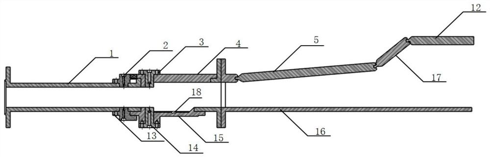 Variable-structure dual-mode ramjet combustion chamber