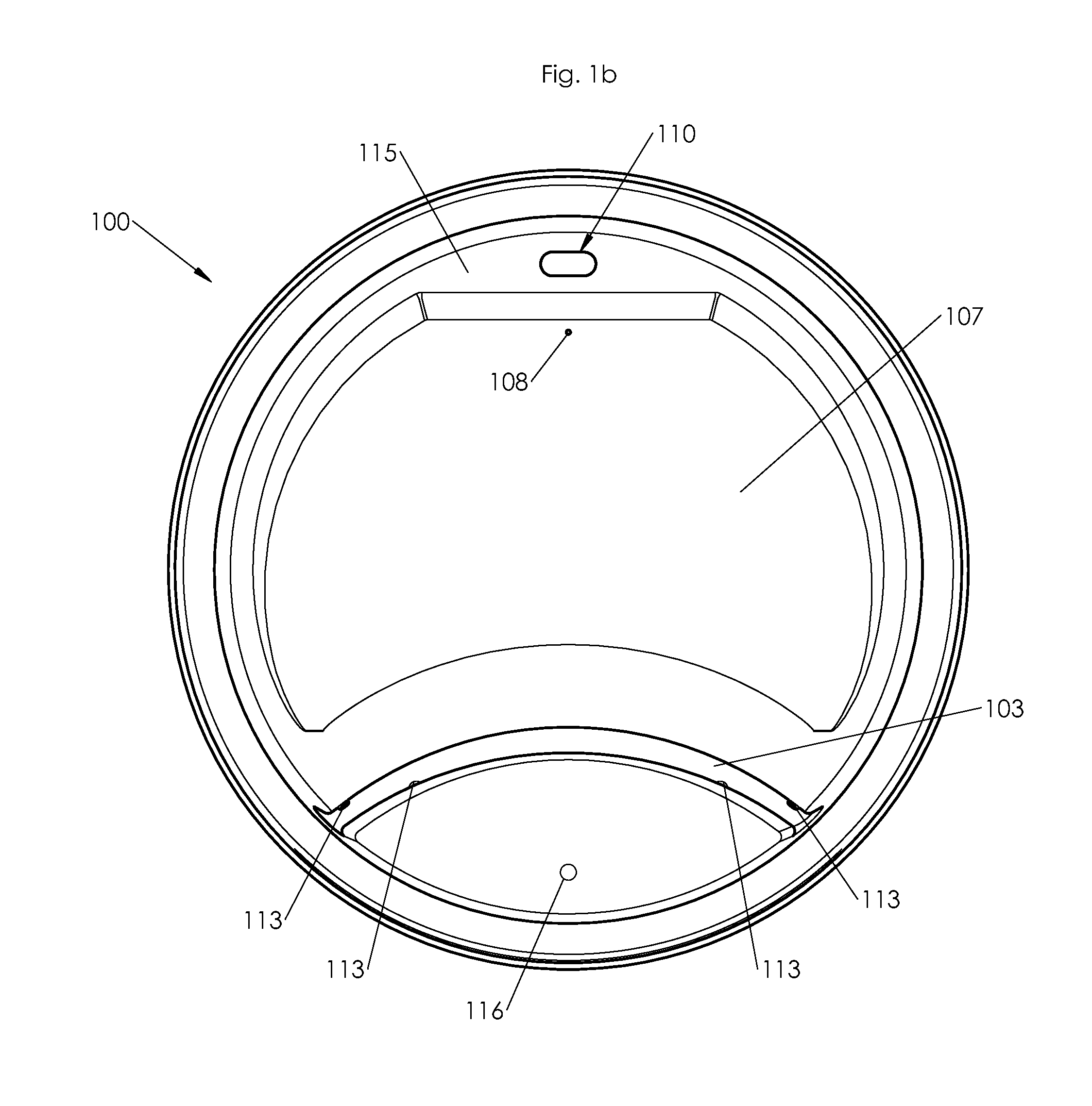 Container lid with integral lid holder