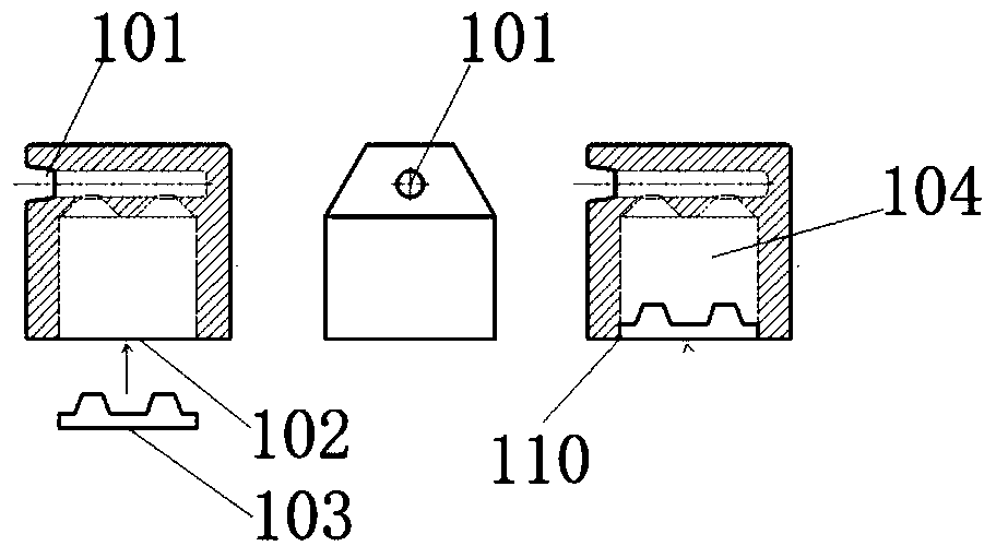 Casting forming system with turnover directional cooling function and using method thereof