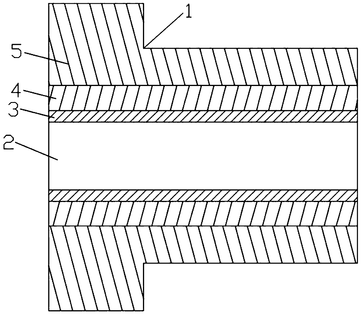 Roller ring for high-speed steel leveling machine special for rolling elevator guide rails and production method