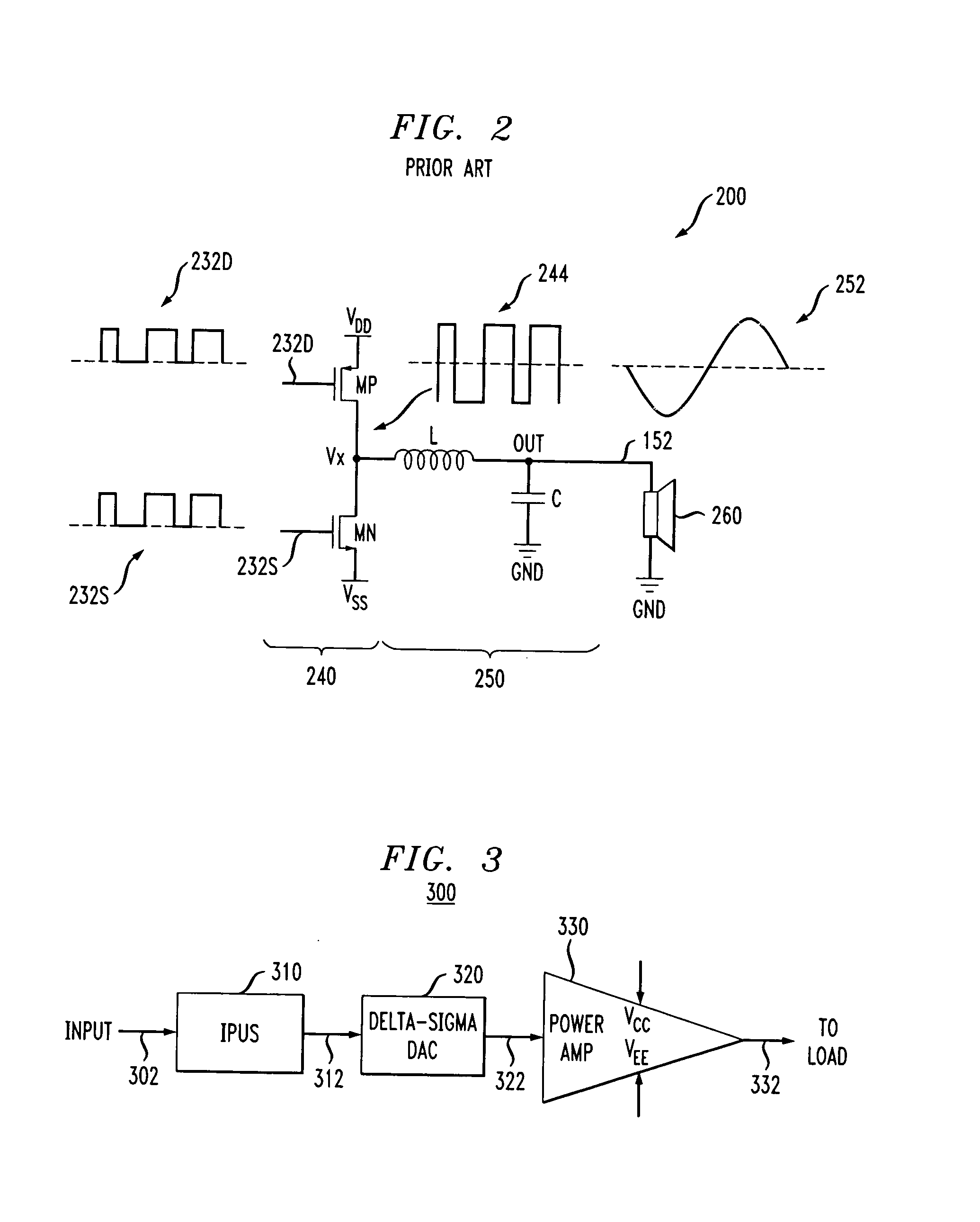 Amplifier having half-wave tracking power rails