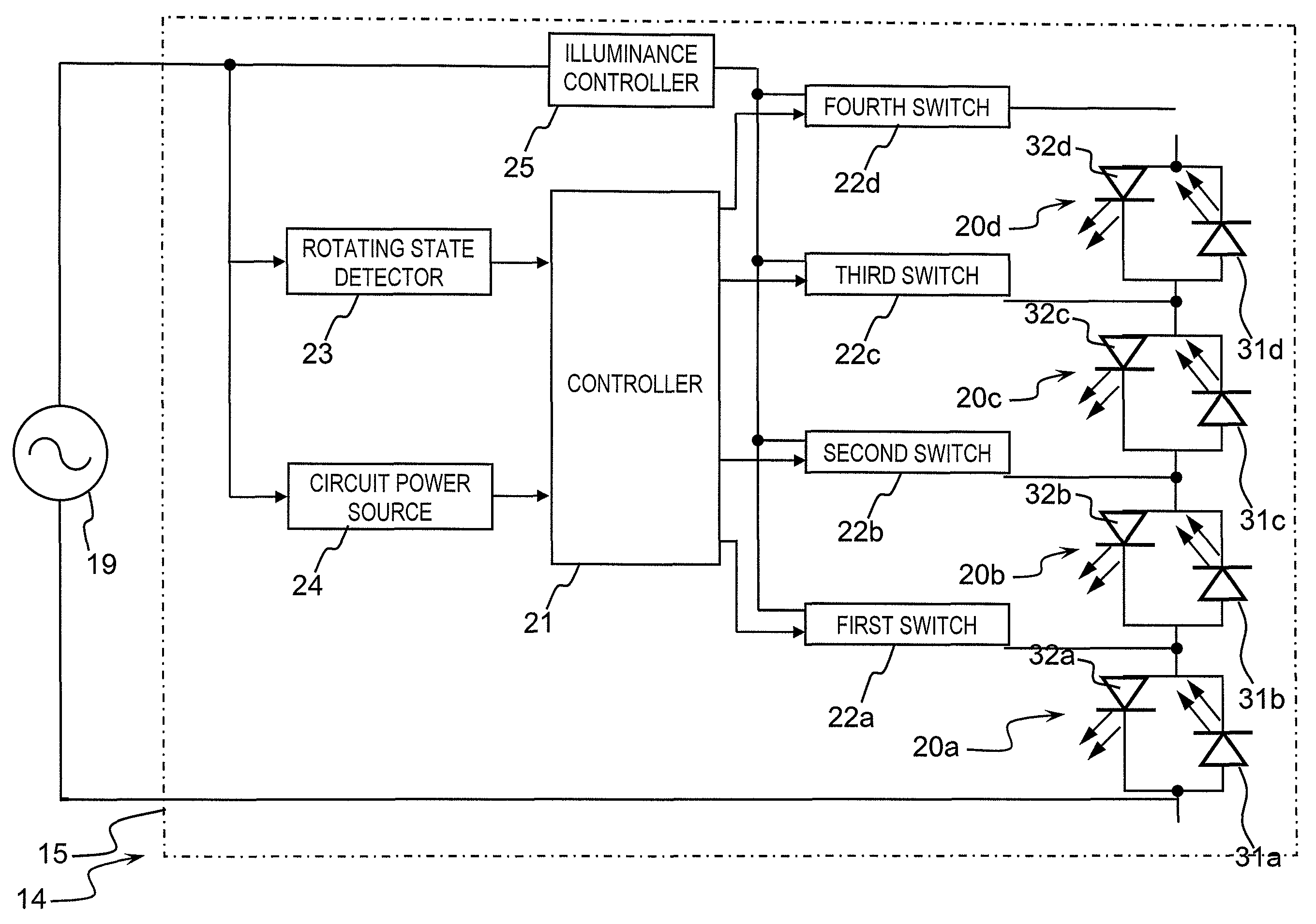 Bicycle illumination apparatus