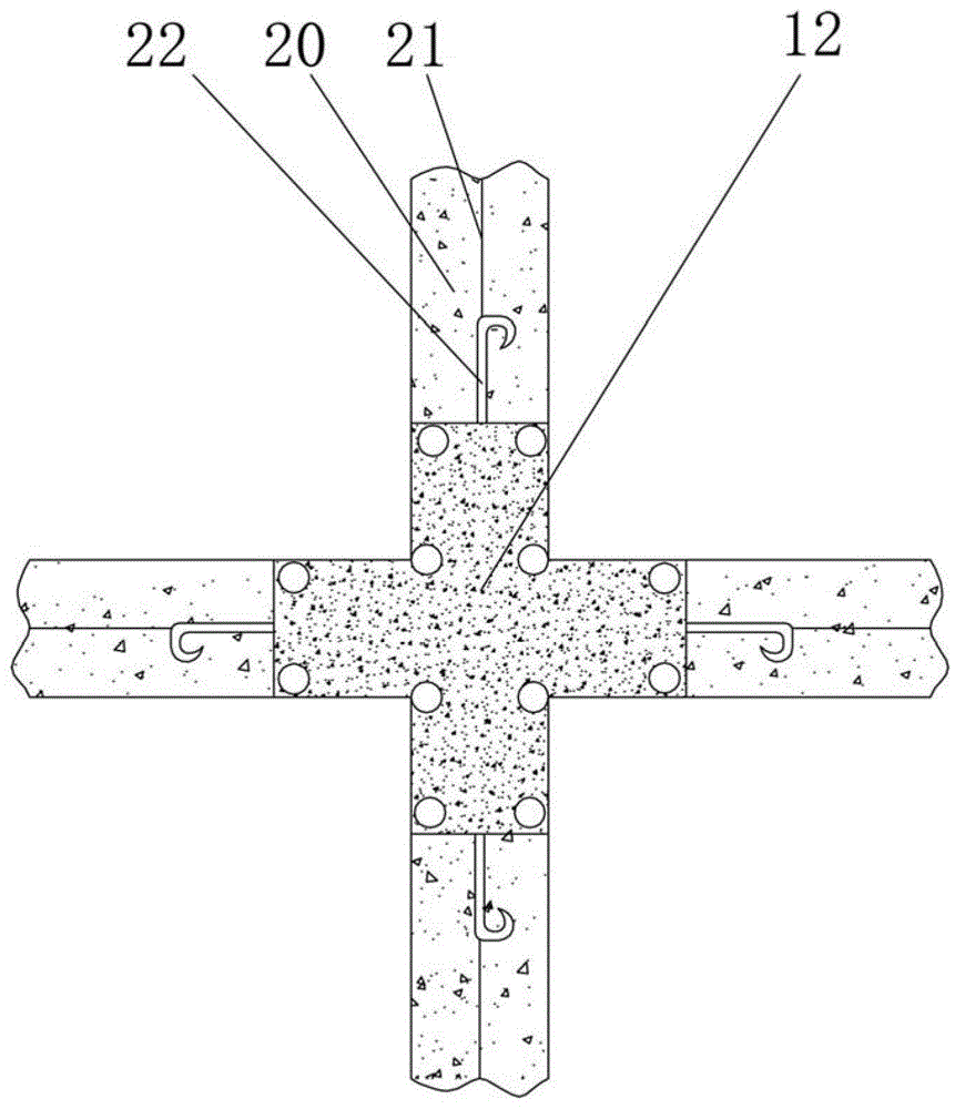 Composite cast lightweight concrete structure