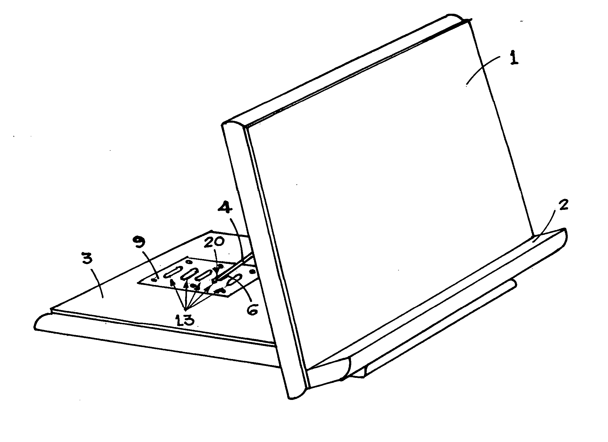 Adjustable table podium