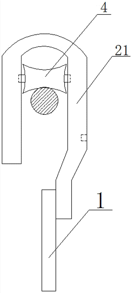 Insulating soft ladder used for electric power cable overhaul