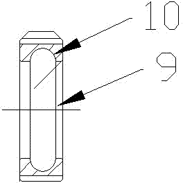 Stainless steel corrugated hose connection device for gas transmission