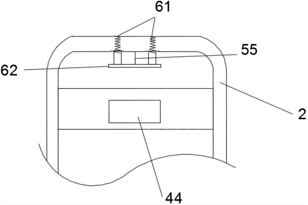 Trolley with braking devices and weighing mechanism