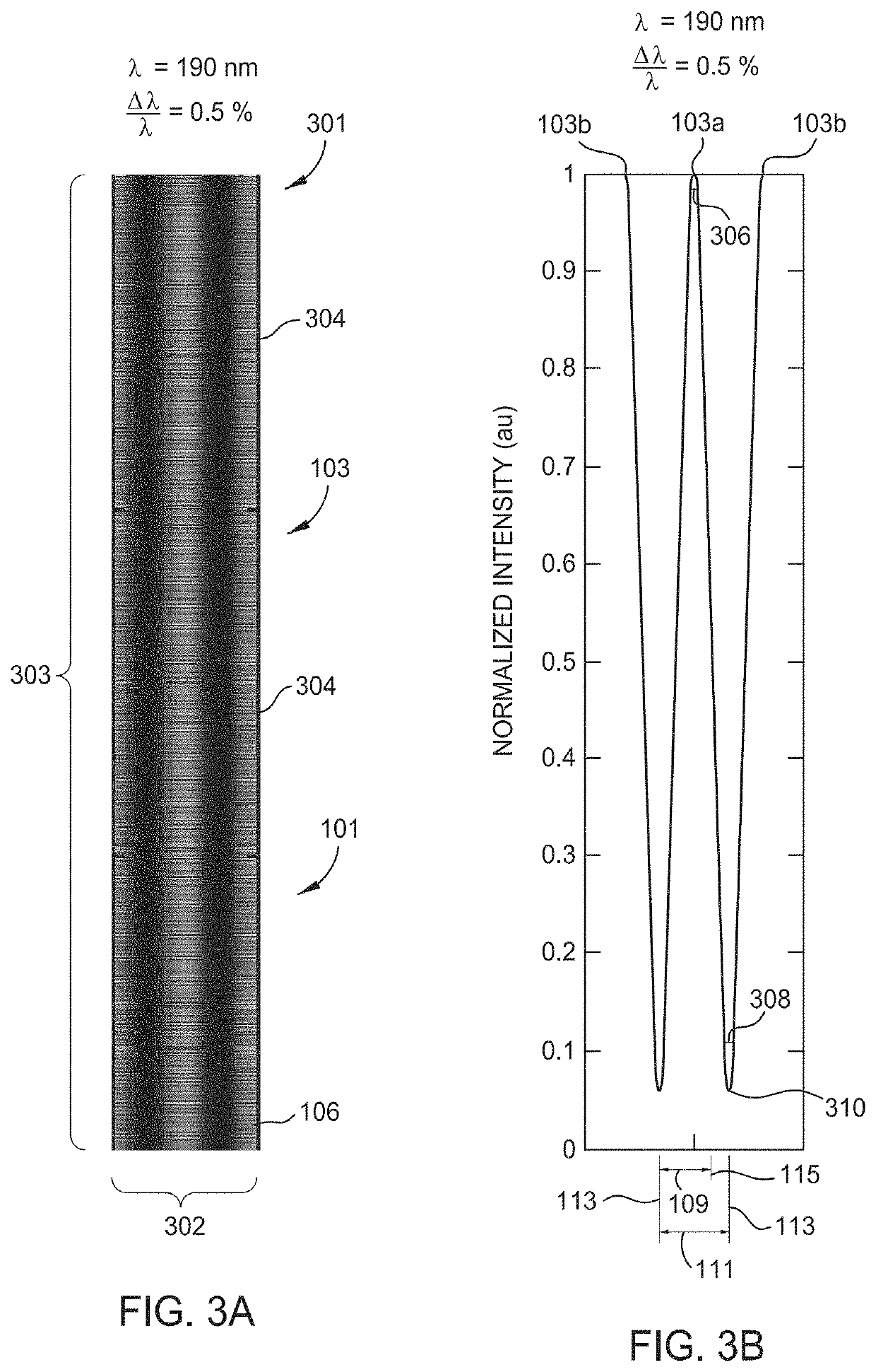 Large area self imaging lithography based on broadband light source