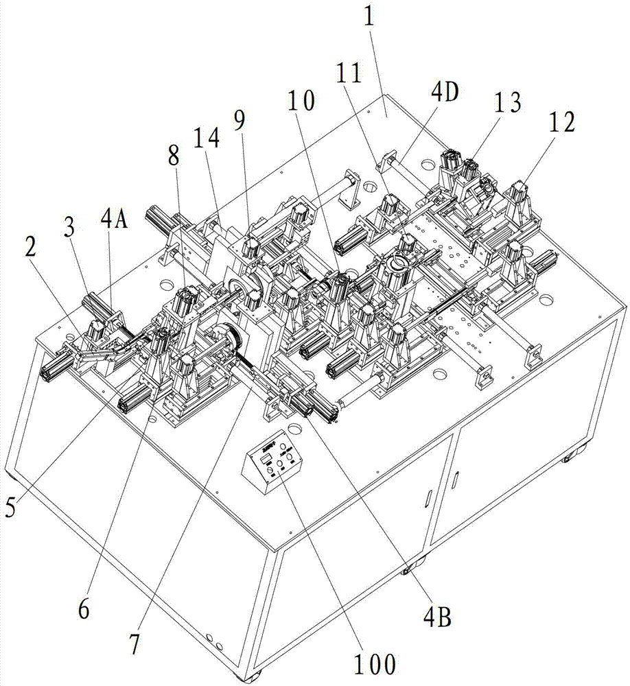 Full-automatic production equipment for radar element for full-automatic automobile