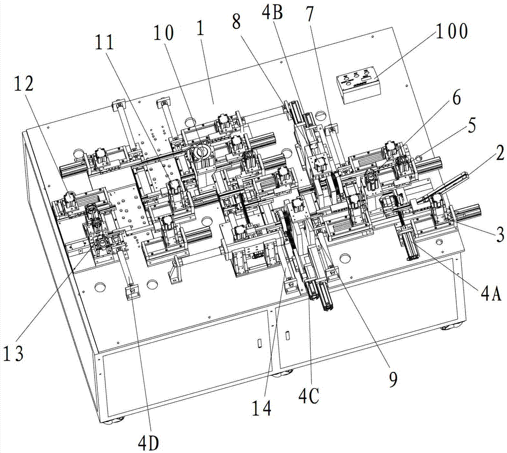 Full-automatic production equipment for radar element for full-automatic automobile