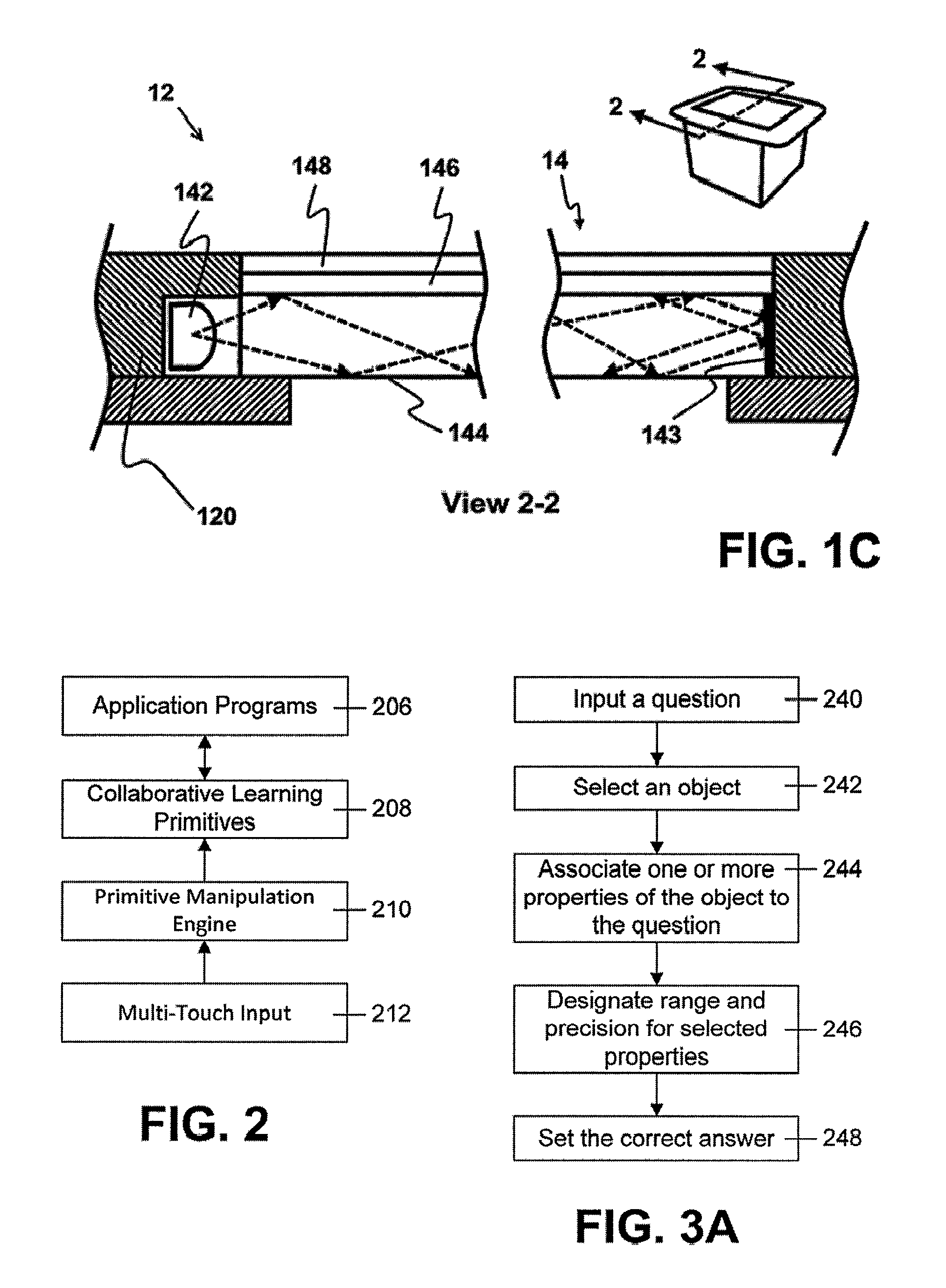 Method for handling user input in an interactive input system, and interactive input system executing the method