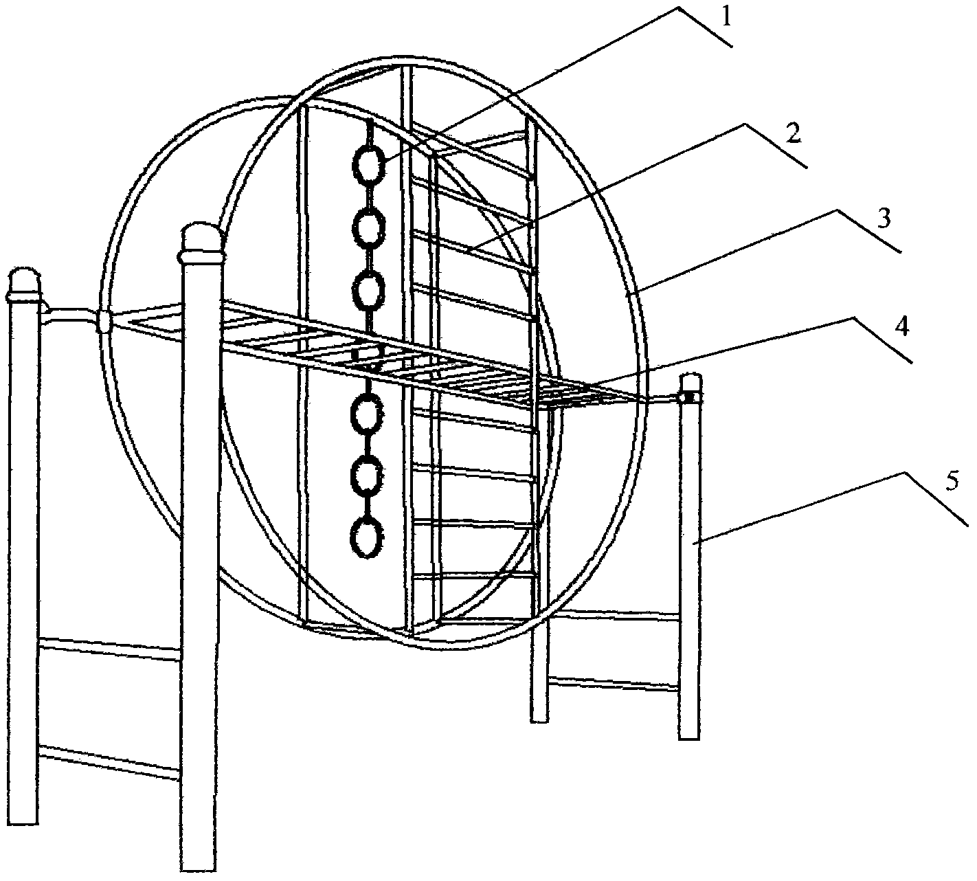 Combination training scaling ladder