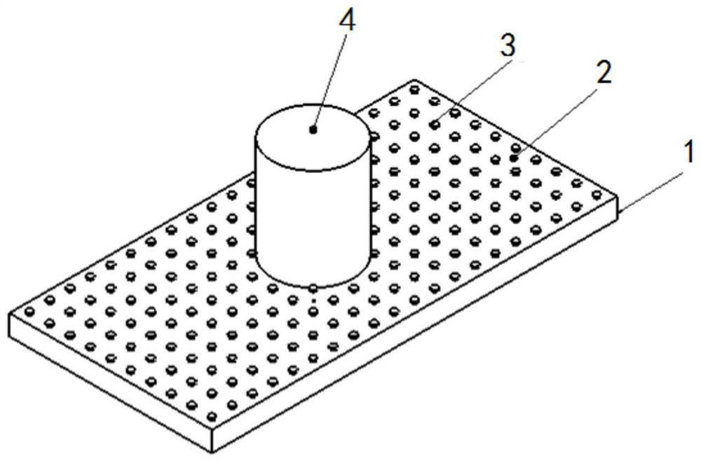 Large-size anti-warping 3D printing flexible bottom plate with easy-to-take part and using method thereof