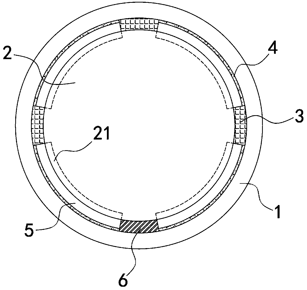 Temperature control type shading building ventilated window