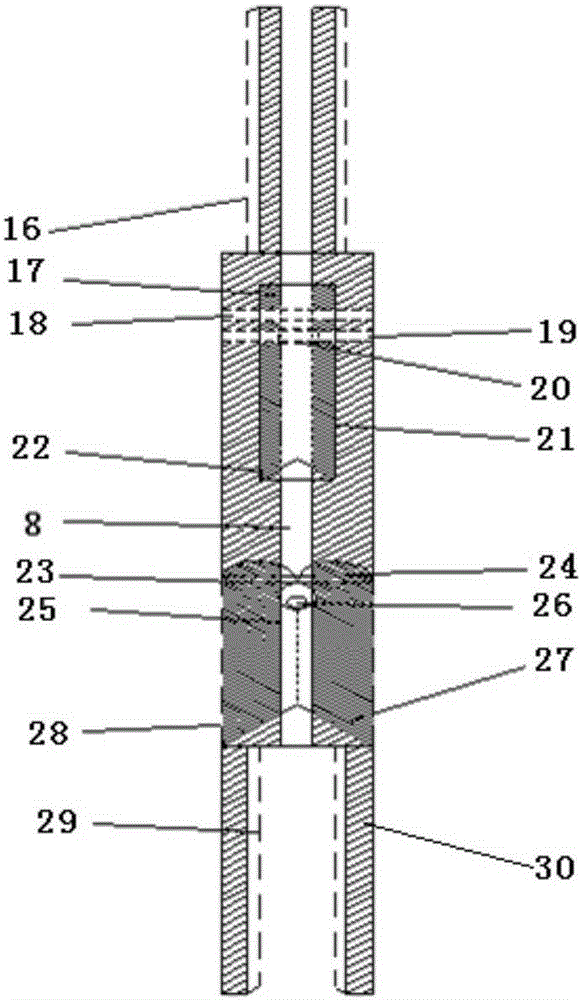 Multi-section head self-expanding anchor