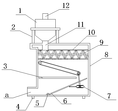 Waste novel energy vehicle lithium battery recycling equipment with secondary crushing system