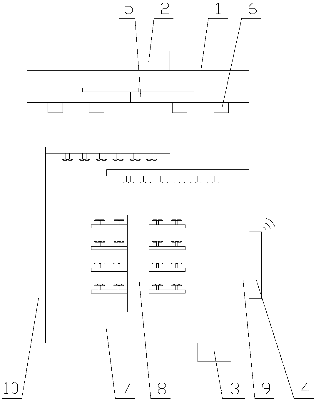 A kind of mixing equipment for concrete mixing