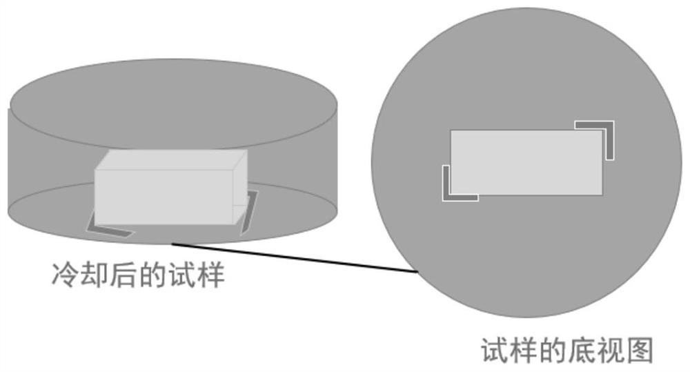 Sample preparation method for hot-rolled strip steel oxide scale EBSD analysis