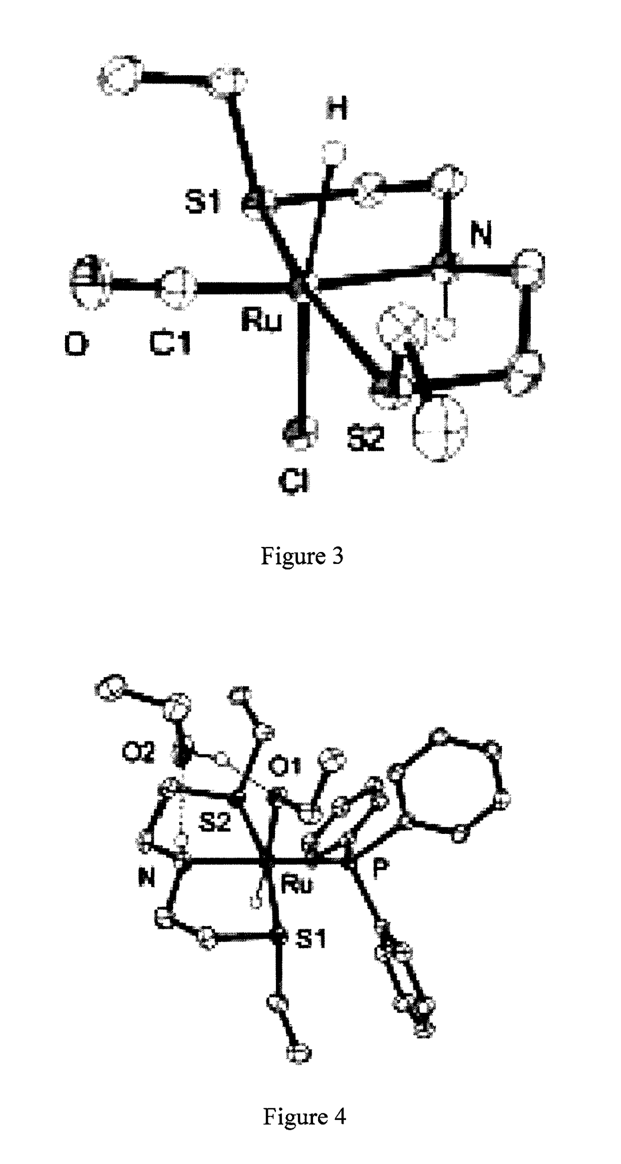 Catalysts based on amino-sulfide ligands for hydrogenation and dehydrogenation processes