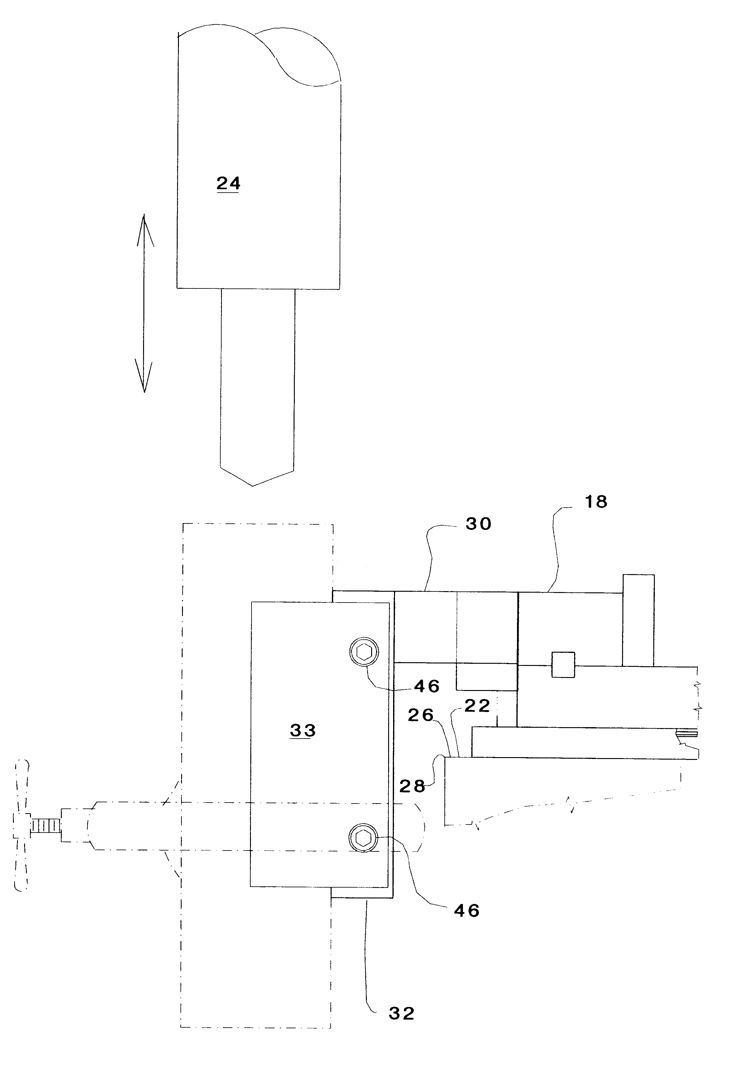 System and method for supporting a workpiece from a milling vise