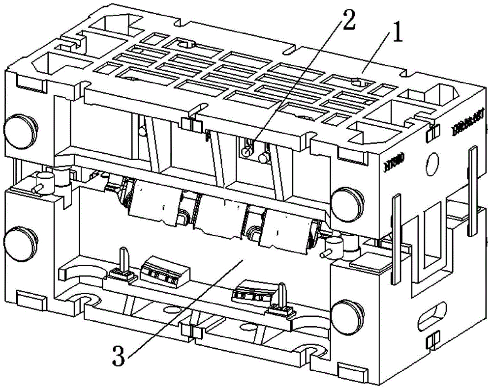 Upper die of stamping die and stamping die