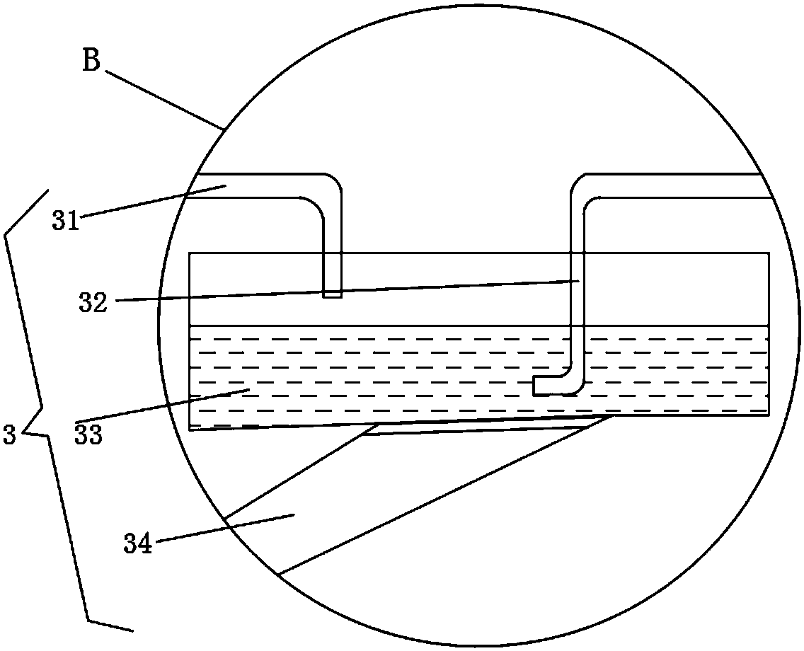 Plastic shell edge odor removing and grinding device