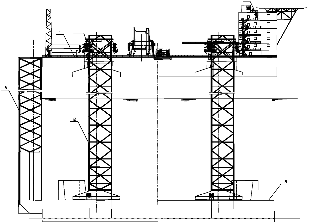 Movable self-installation platform