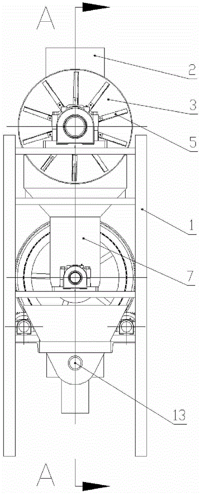 Kitchen garbage crushing and sorting equipment