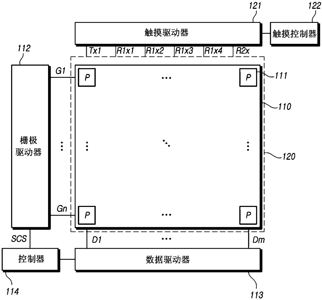 Display device including touch sensor and method for driving touch sensor