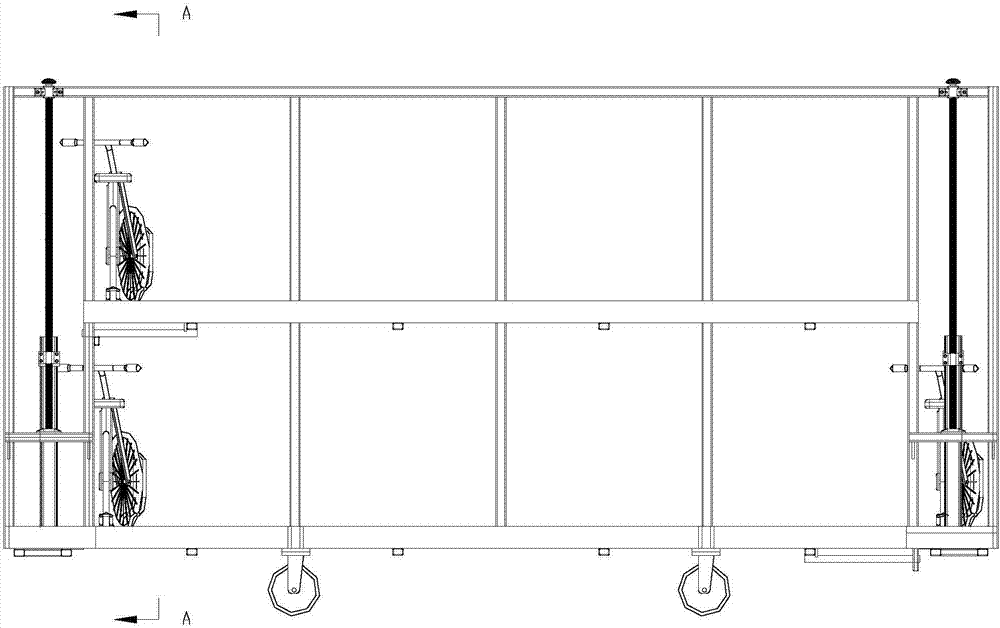 Goods storage system and shared bicycle storage system using system