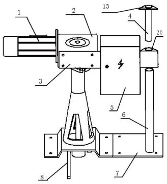 Remote control type automatic switching machine