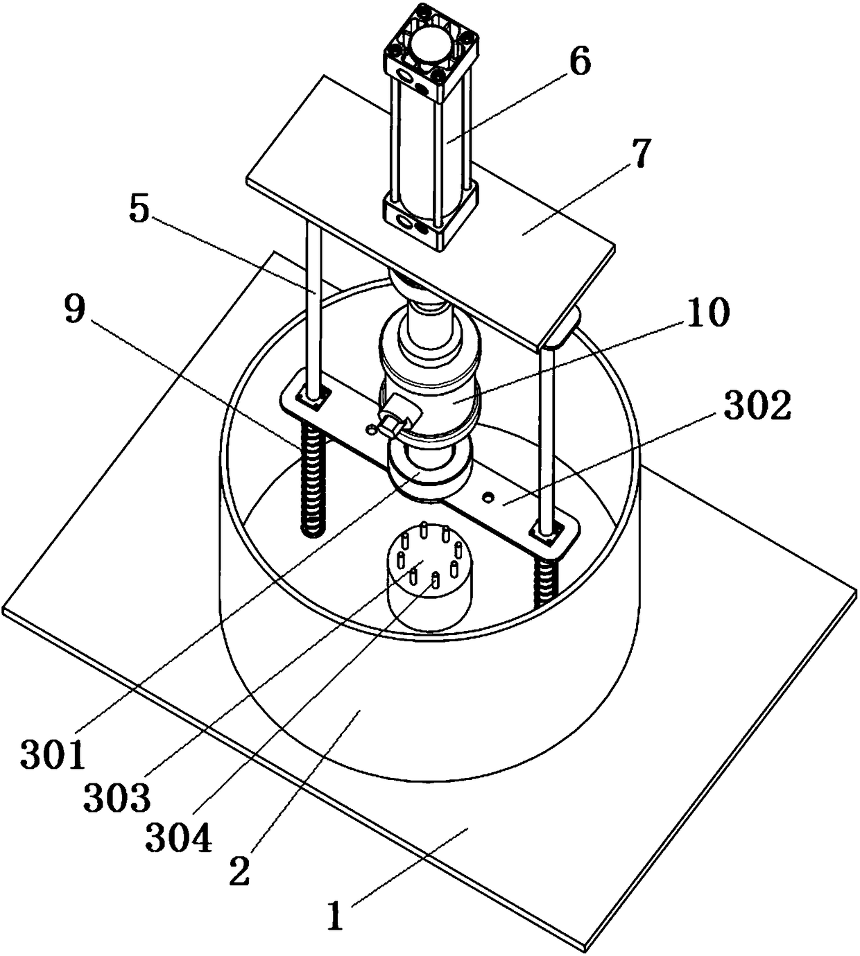 A valve automatic testing equipment