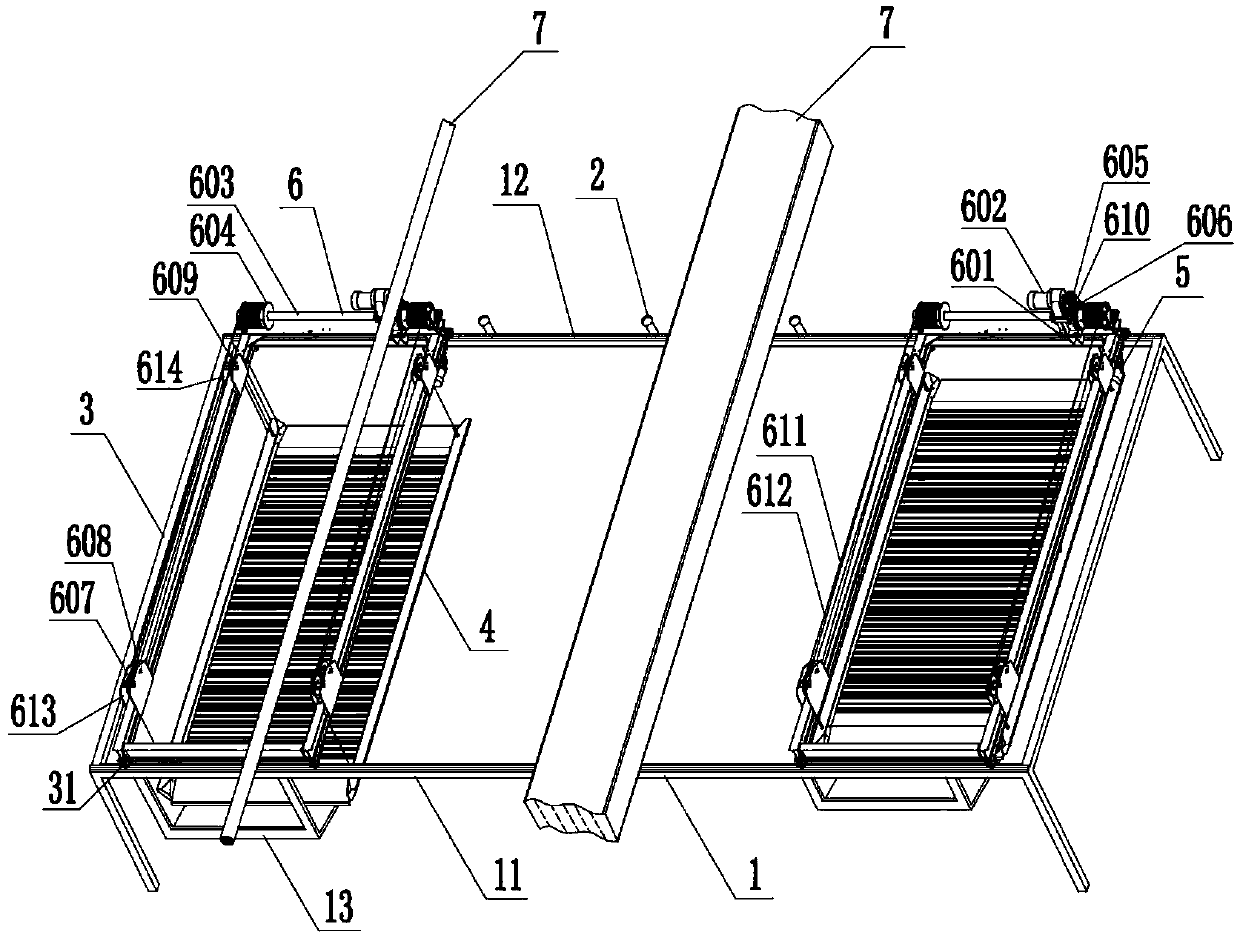 Transverse-moving fluctuating avoidance parking method and device