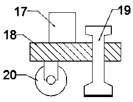 Clamping device for processing electric parts