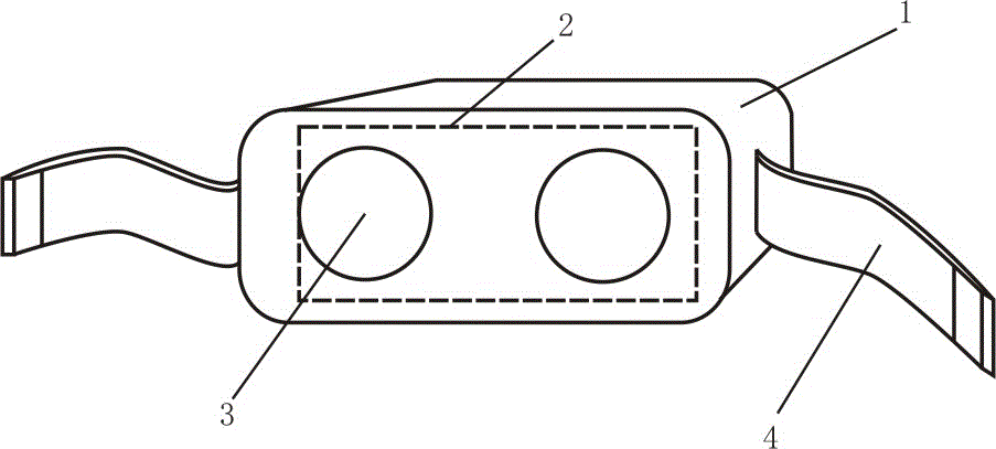 Real-scene displaying device for virtual effect picture and implementing method therefor