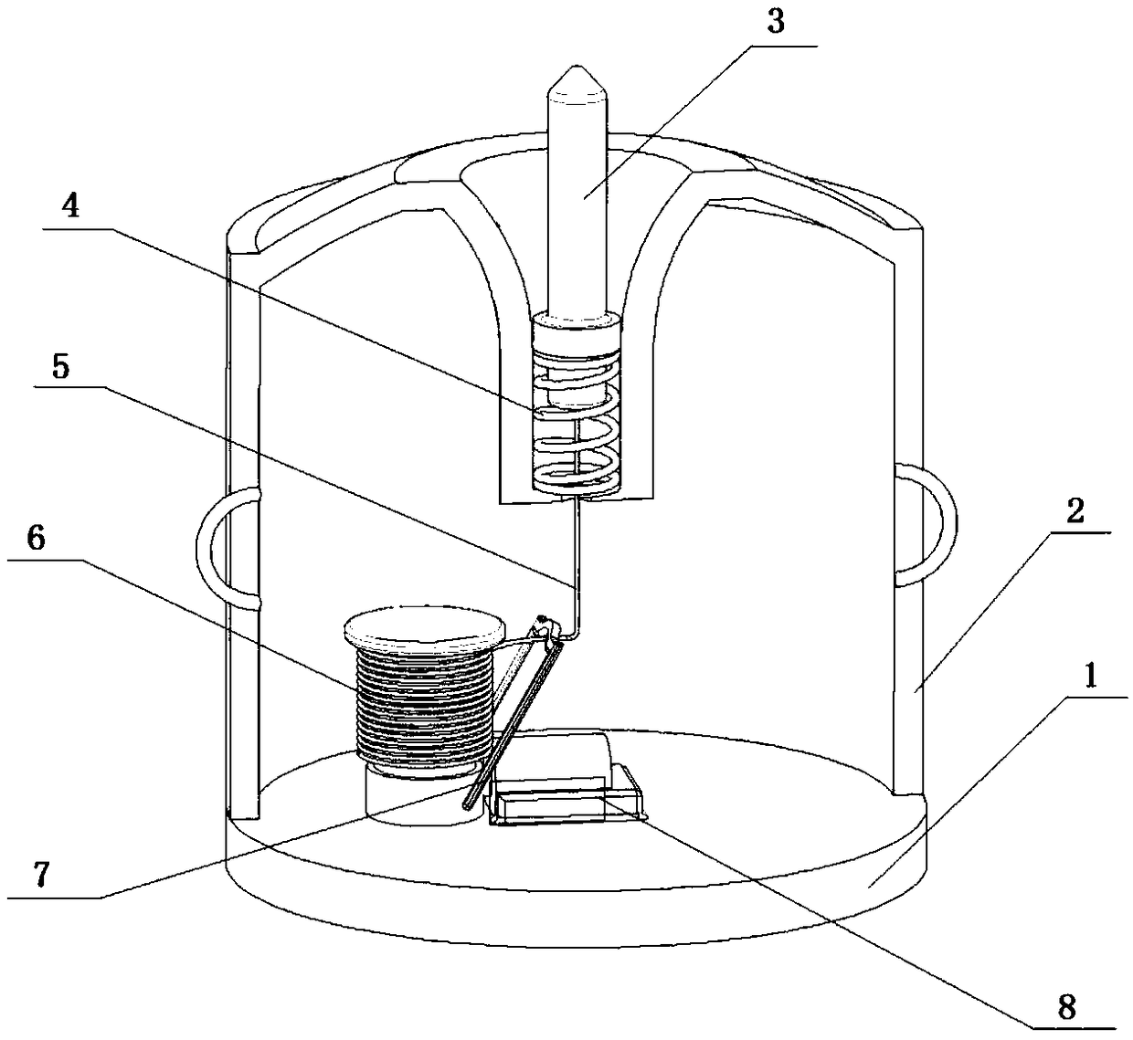 Anchoring pull-type climbing power assisting device and using method thereof