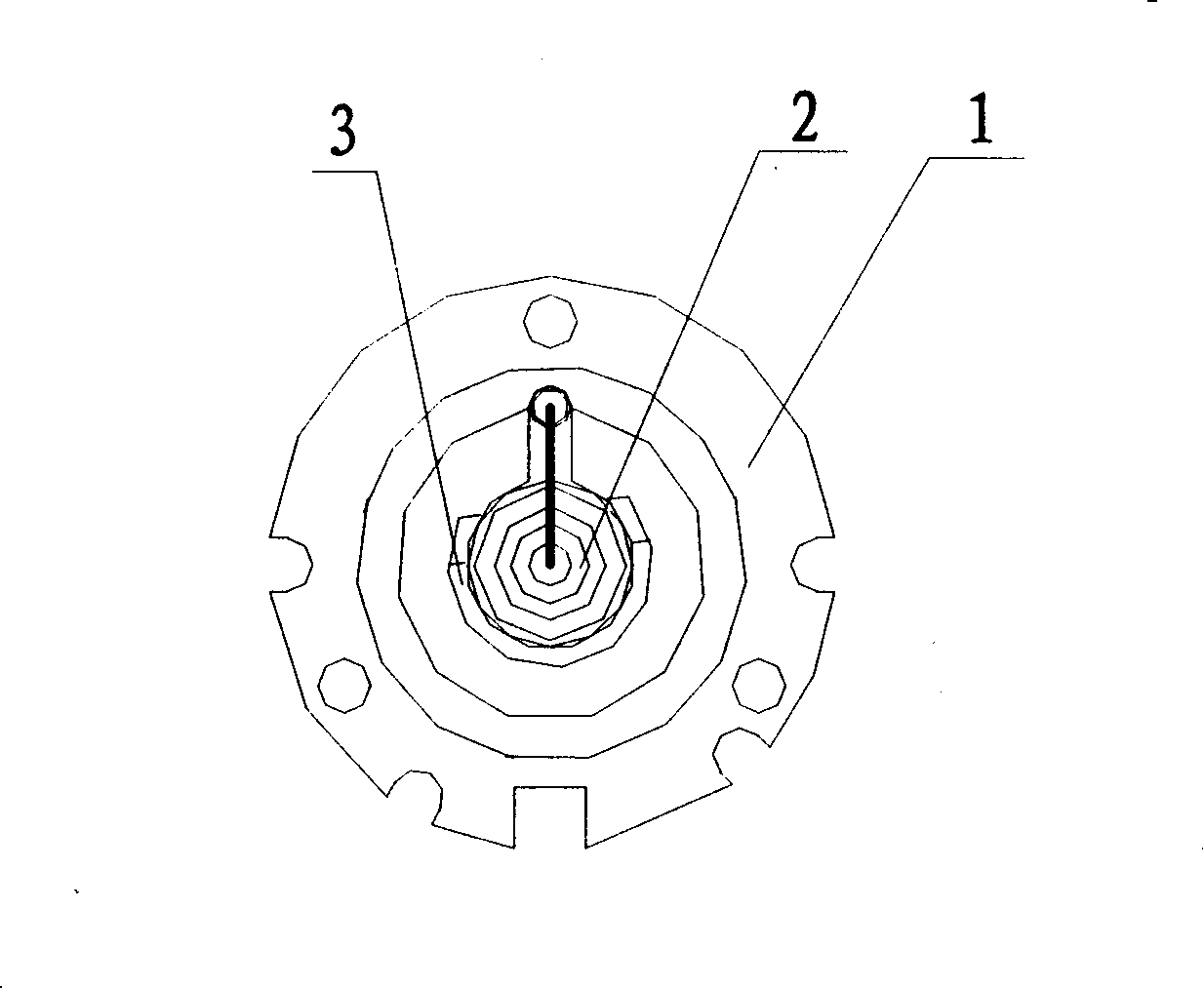 Xenon gas metallic halogen lamp for automobile