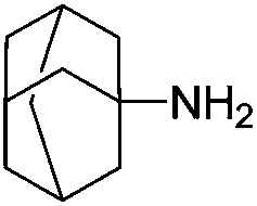 Application of acetyl amantadine piperazine (piperidine) compound as cerebral neuroprotective agent