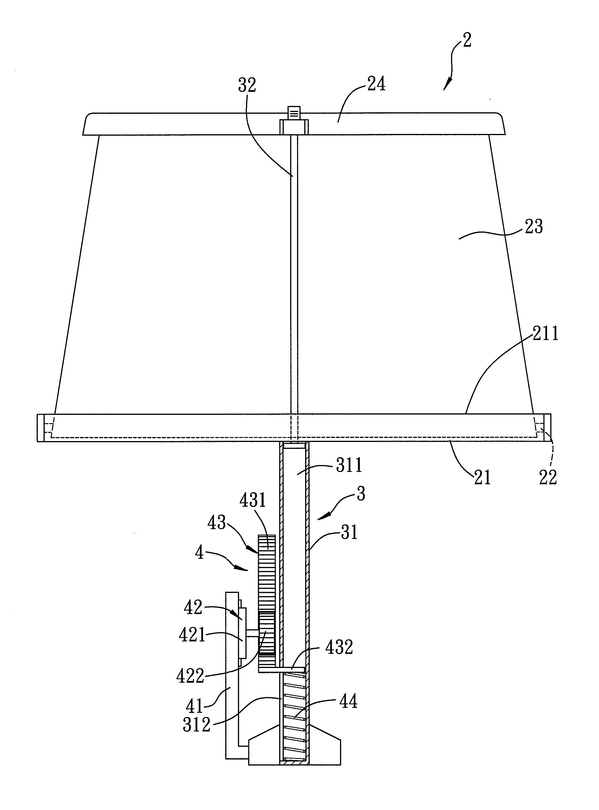 Sunshade Assembly Having a Buffer Unit