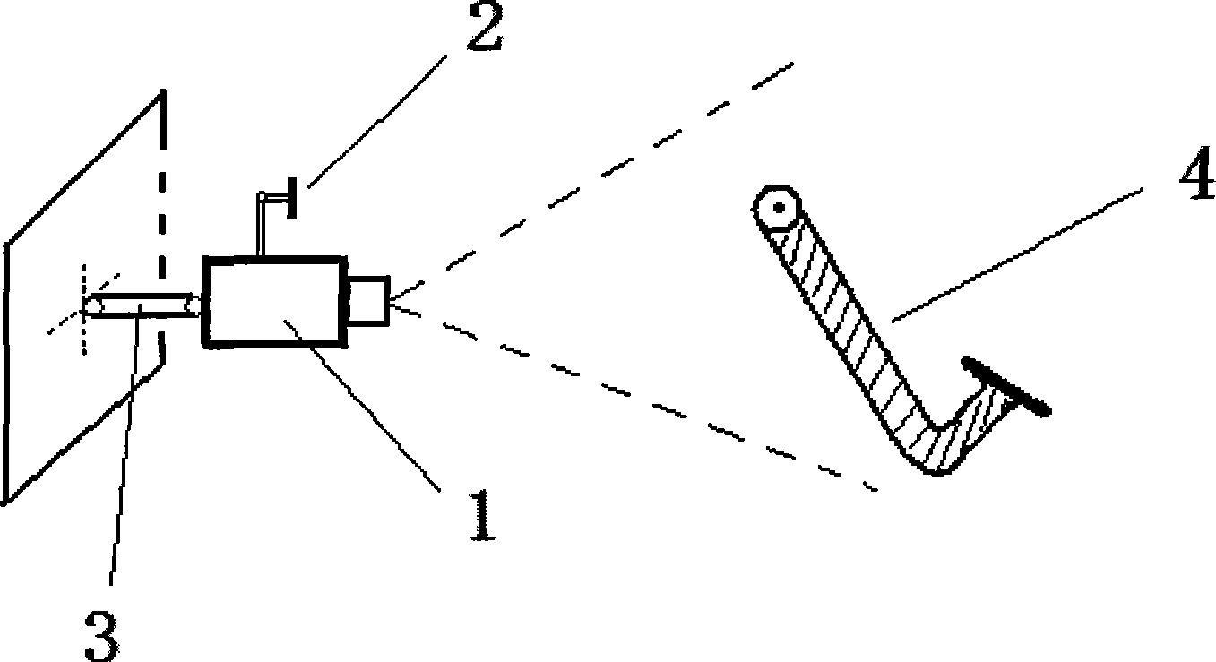 Vehicle brake pedal travel measuring device and measuring method thereof