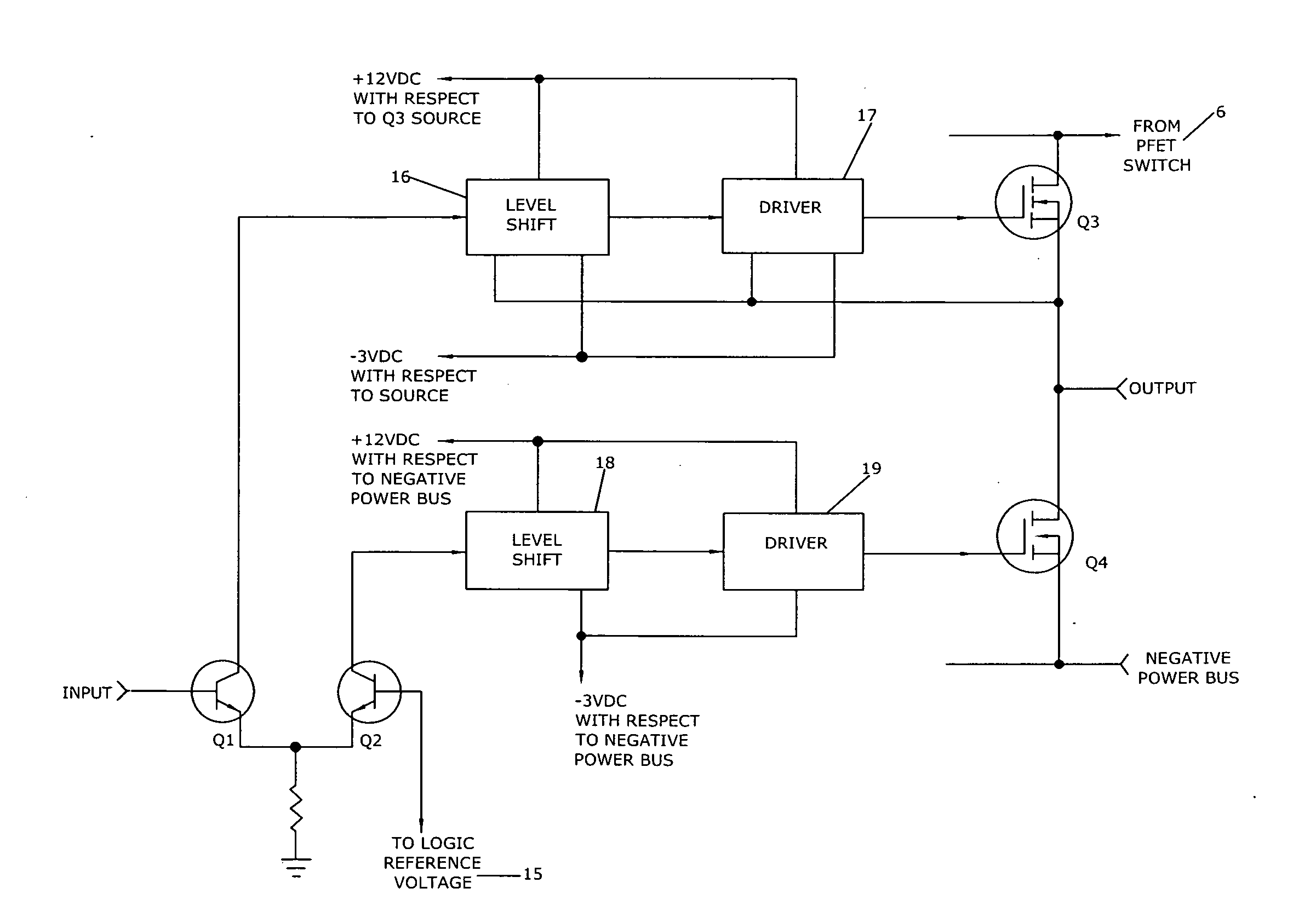 Radiation hardened motor drive stage