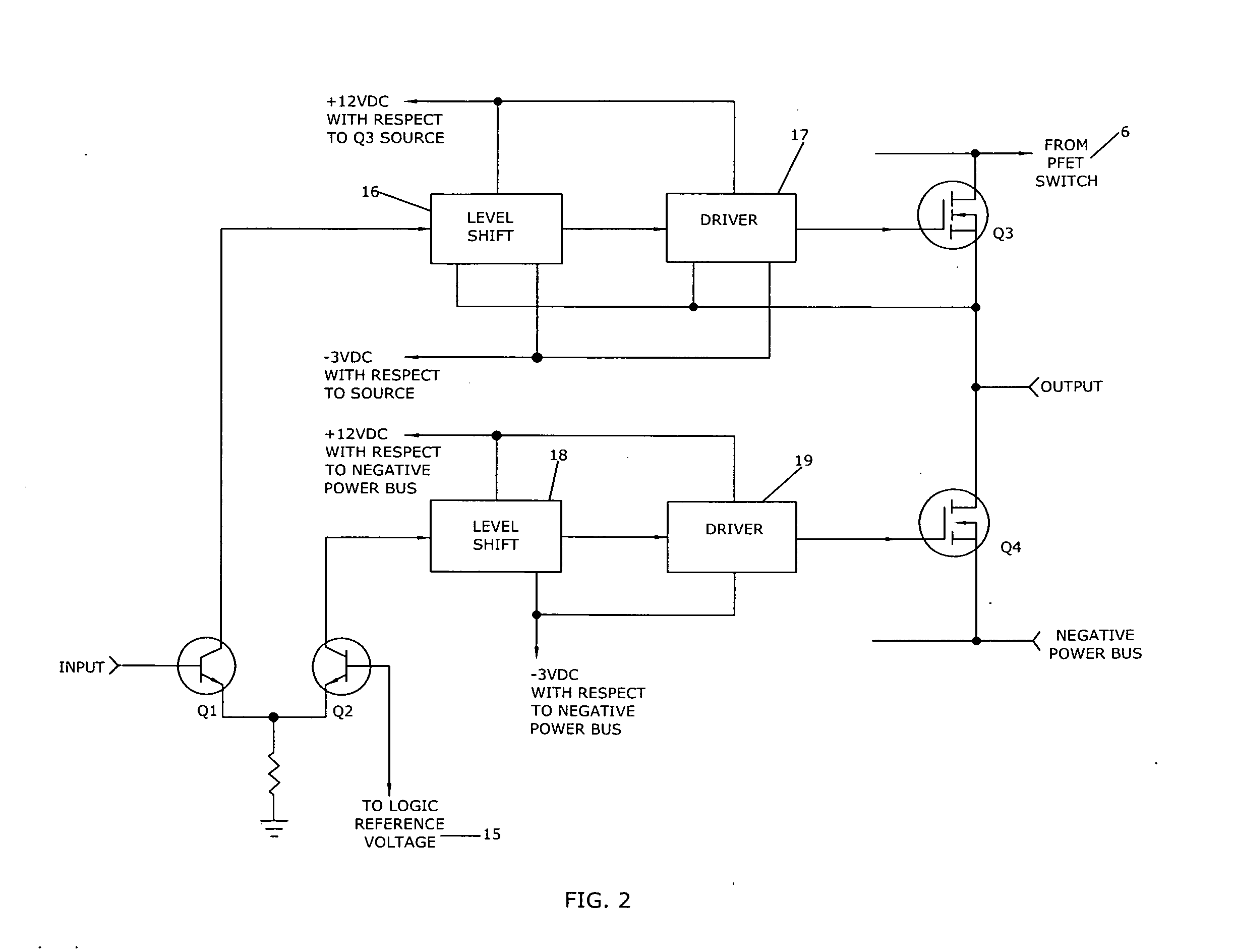 Radiation hardened motor drive stage